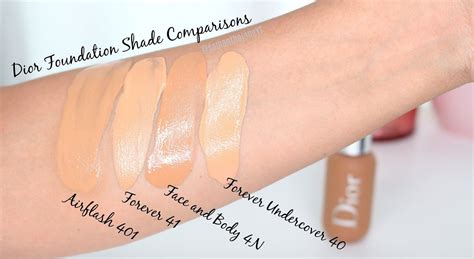 review dior face and body foundation|dior foundation shade chart.